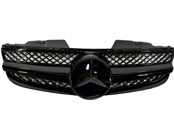 PELOPTICAR A23004122 ГРИЛЬ АТРАПА MERCEDES SL W230 R230 06-08 AMG ВЕСЬ ЧОРНИЙ