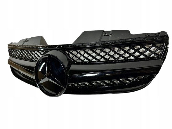 PELOPTICAR A23004122 ГРИЛЬ АТРАПА MERCEDES SL W230 R230 06-08 AMG ВЕСЬ ЧОРНИЙ