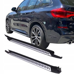 Automaniac A18G0120 ПІДНІЖКИ БОКОВІ ХРОМОВАНІ З НАКЛАДКАМИ BMW X3 G01 X4 G02 2017+