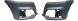 Китай AD545803 AD545804 AUDI Q5 80A 16- S-LINE КУТНИК БАМПЕРА КОРПУС ПРАВИЙ + ЛІВИЙ КОМПЛЕКТ