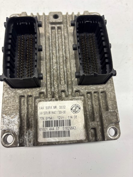 Fiat OE 51829843 IAW 5SF8.MR ELEKTRONIKA-CHRZASZCZ Комп'ютер контролер двигуна fiat чистий готовий до надягання 51829843
