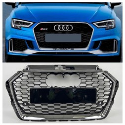Pulse A3-RS173 Решітка радіатора Audi A3 8V 2016-2020 Хром Стиль RS3
