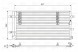 Valeo 814419 Охолоджувач кондиціонера audi a4 07-15/a5 07->/q5 07-> tfsi/tdi