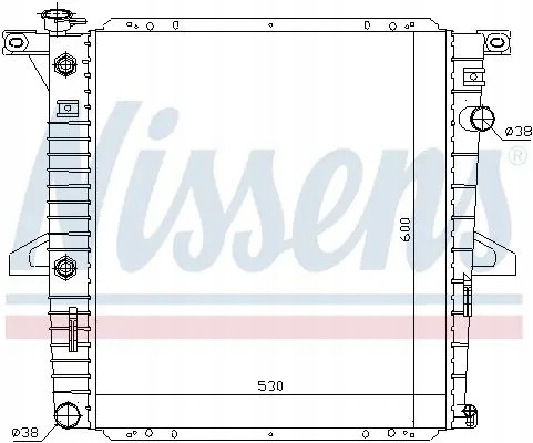 Nissens 69203 Охолоджувач води 69203 nissens ford usa explorer