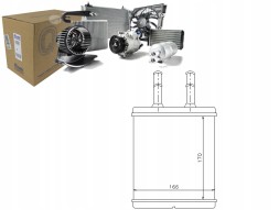 Nissens PRO/77613 NIS Обігрівач (166х170х42) hyundai getz 1.1-1.6 09.0 + помічник зіткнення #34