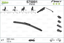 575001 VALEO Безкаркасна щітка склоочисника Valeo First Multiconnection 380мм