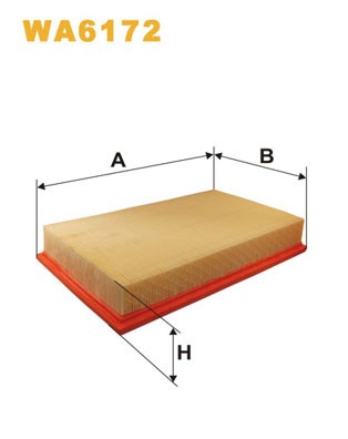 WA6172 WIX FILTERS Фільтр повітряний