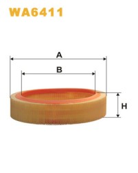 WA6411 WIX FILTERS Фільтр повітряний