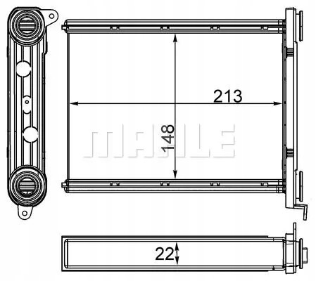 Mahle AH 259 000S Обігрівач ах 259 000с mahle