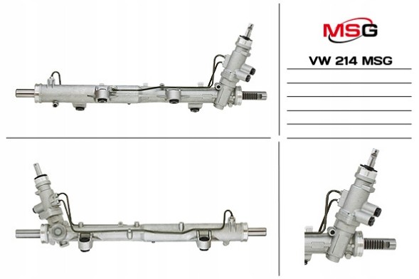 MSG VW214NEW Рульова рейка VW Transporter T5 03-15