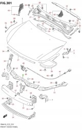 Suzuki OE 58230-79J00 SUZUKI SX4 2006-2013 ВЕРХНЯ БАЛКА ЦЕНТР