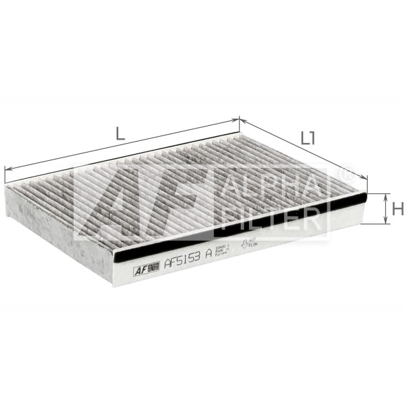 AF5153a ALPHA FILTER Фільтр салону