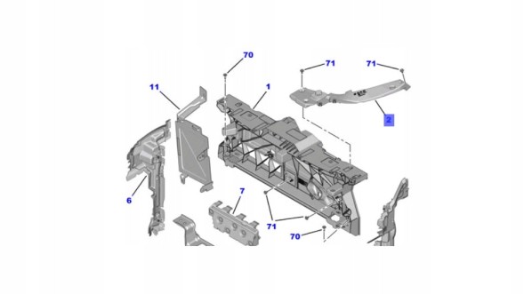 SU001-A7771 SU001-A4166 TOYOTA OE SU001-A7771 КРОНШТЕЙН РЕМЕНЯ ПЕРЕДНЬОГО ЛІВОГО