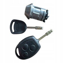 Blik NOWA STACYJKA DO FORD FOCUS MKI MK1 KLUCZYK POD IMMO DO CENTRALNEGO ZAMKA 3 PRZYCISKI 1996-> 1997 1998 1999 2000 2001 2002 2003 2004 2005 2006 2007 08 НОВИЙ ЗАМОК ЗАПАЛЮВАННЯ ДЛЯ FORD FOCUS MK1 КЛЮЧ З ІММОБІЛАЙЗЕРОМ 3 КНОПКИ 1996-2008