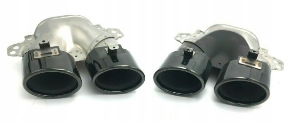Mercedes-Benz OE A0004903500 + A0004903600 НАКОНЕЧНИКИ ГЛУШНИКА MERCEDES CLA W118 45 AMG C118 W177 A45 NIGHT ПАКЕТ ОРИГ.
