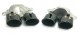 Mercedes-Benz OE A0004903500 + A0004903600 НАКОНЕЧНИКИ ГЛУШНИКА MERCEDES CLA W118 45 AMG C118 W177 A45 NIGHT ПАКЕТ ОРИГ.
