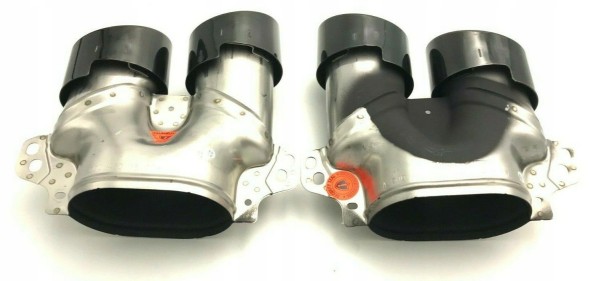 Mercedes-Benz OE A0004903500 + A0004903600 НАКОНЕЧНИКИ ГЛУШНИКА MERCEDES CLA W118 45 AMG C118 W177 A45 NIGHT ПАКЕТ ОРИГ.