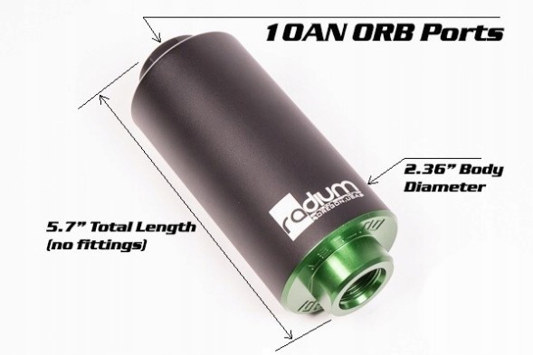 Китай USA-RAD-20-0220-03 Високопродуктивний паливний фільтр із нержавіючої сталі 10 мікронів Radium Engineering