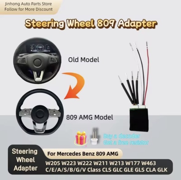 Mercedes-Benz OE Moduł kierownicy mercedes MERCEDES W156 W213 C W205 ВТ 222 CLS W218, W292 GLS A W176 адаптер модуль