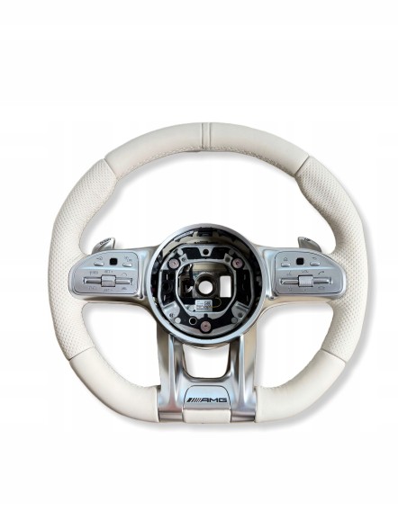 Mercedes-Benz OE MB AUTO MERCEDES W253 W257 W290 W213 NOWA KIEROWNICA AMG PERFORMANCE A0004609908, PRZYCISKI A0999059908, L6J- NAPPA, KOD KOLORU 1B55 DESIGNO PORCELAN MERCEDES W253 W257 W290 W213 НОВЕ КЕРМО AMG PERFORMANCE A0004609908