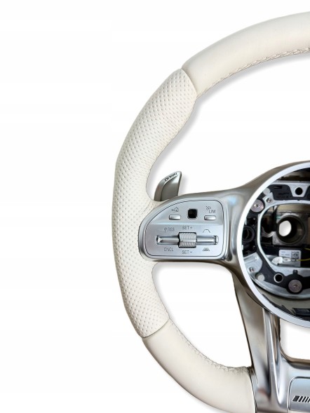 Mercedes-Benz OE MB AUTO MERCEDES W253 W257 W290 W213 NOWA KIEROWNICA AMG PERFORMANCE A0004609908, PRZYCISKI A0999059908, L6J- NAPPA, KOD KOLORU 1B55 DESIGNO PORCELAN MERCEDES W253 W257 W290 W213 НОВЕ КЕРМО AMG PERFORMANCE A0004609908