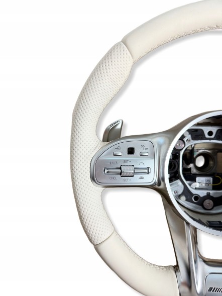 Mercedes-Benz OE MB AUTO MERCEDES W253 W257 W290 W213 NOWA KIEROWNICA AMG PERFORMANCE A0004609908, PRZYCISKI A0999059908, L6J- NAPPA, KOD KOLORU 1B55 DESIGNO PORCELAN MERCEDES W253 W257 W290 W213 НОВЕ КЕРМО AMG PERFORMANCE A0004609908