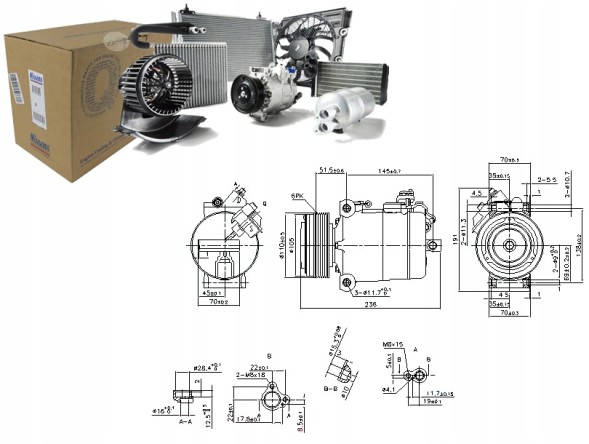 Nissens 890043 Nissens 890043 компресор кондиціона
