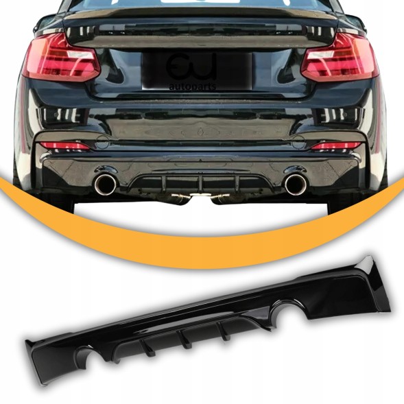 Китай Dyfuzor Dokładka M Performance BMW F22 F23 Дифузор BMW F22 F23 M Пакет Накладка заднього бампера Чорний Блиск M235i
