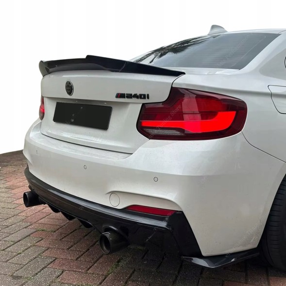 Китай Dyfuzor Dokładka M Performance BMW F22 F23 Дифузор BMW F22 F23 M Пакет Накладка заднього бампера Чорний Блиск M235i