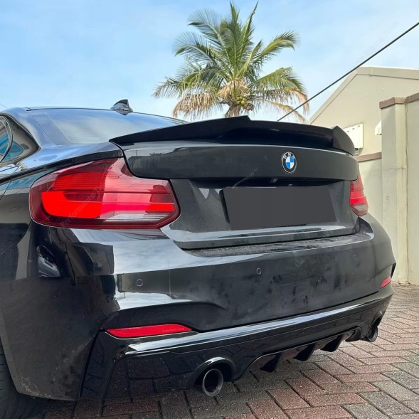 Китай Dyfuzor Dokładka M Performance BMW F22 F23 Дифузор BMW F22 F23 M Пакет Накладка заднього бампера Чорний Блиск M235i