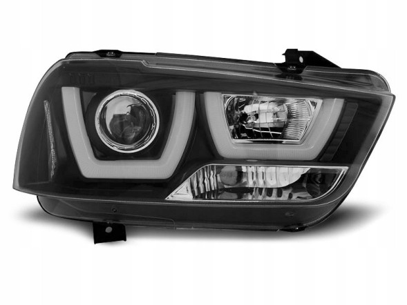 TT LPDO14 Передні лампи DODGE CHARGER LX II 11-15 TUBE LIGHT ЧОРНИЙ ТЮНІНГ СПОРТ