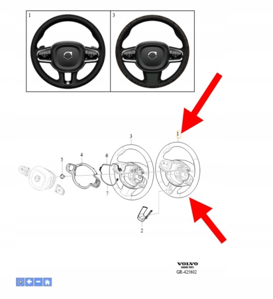 Volvo OE КЕРМО VOLVO XC90 XC60 V90 S90 S60 V60 OEM/OE 32288770