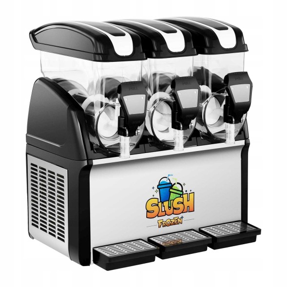 Китай WEW-SC-HP-1009020 Гранітор Royal Catering Потрійний 3x15л Диспенсер для напоїв Слаш для закладів харчування
