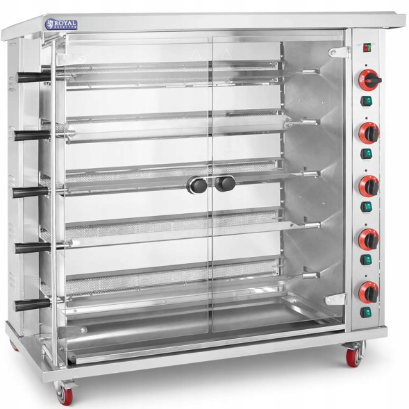 Китай WEW-SC-HP-1029508 Газовий Вертел Royal Catering на 25 Курей 25кВт Пропан-Бутан HoReCa