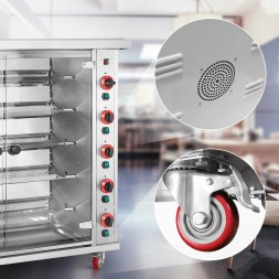 Китай WEW-SC-HP-1029508 Газовий Вертел Royal Catering на 25 Курей 25кВт Пропан-Бутан HoReCa