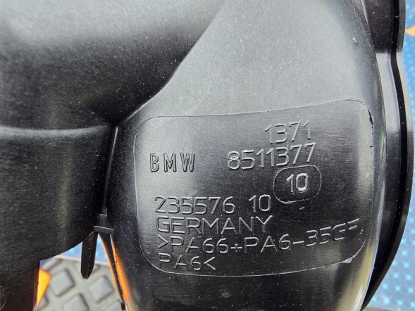 BMW OE RURA POWIETRZA BMW F40 F44 F45 F46 F48 F39 MINI F54 F60 F55 8511377 NOWA QUALI15.09,25 ТРУБА ПОВІТРЯНА BMW F40 F44 F45 F46 F48 F39 MINI F54 F60 F55 8511377 НОВА