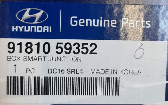 Hyundai OE МОДУЛЬ УПРАВЛІННЯ BCM HYUNDAI H350 2015- 2021 OE 9181059352
