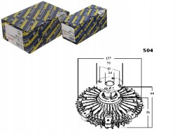 Japanparts JAP/VC-504/ZAPS КЛЮЧ ВІСКОЗА JAPANPARTS MISTUBISHI L200 05-