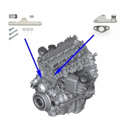 Tafmet EDEL_7+ZKOL2 Комплект для видалення EGR BMW 2.0 D N47 N47S 2.0 D E90 E92 E60 E84 E83