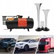 Китай p2141m2 Клаксон пневматичний + компресор 12V 150PSI 3L для автомобіля та вантажівки