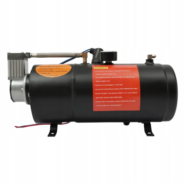 Китай p2141m2 Клаксон пневматичний + компресор 12V 150PSI 3L для автомобіля та вантажівки