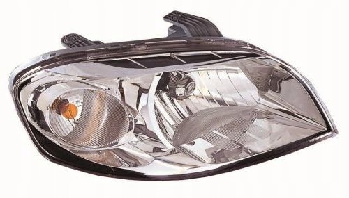 Abakus 235-1104R-LD-E Права фара h4, ручна, колір вставки: