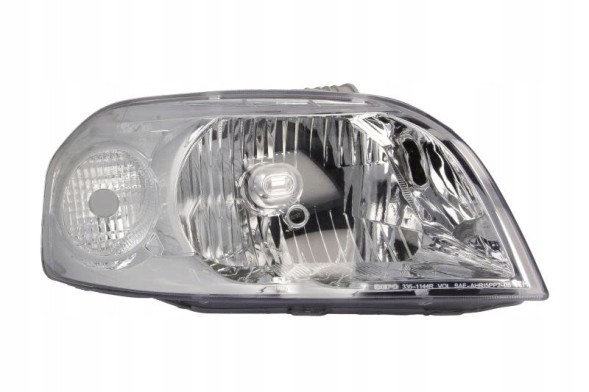 Abakus 235-1104R-LD-E Права фара h4, ручна, колір вставки: