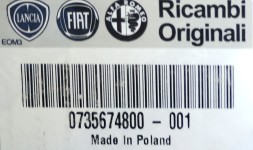 Fiat OE Комплексний перемикач під кермо FIAT TIPO 15-21 ORY 735674800