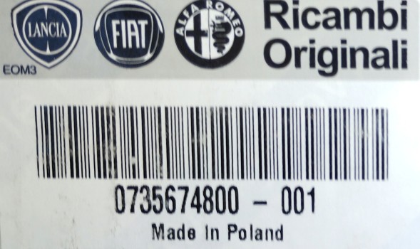 Fiat OE Комплексний перемикач під кермо FIAT TIPO 15-21 ORY 735674800