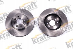 Kraft 6001780 + 6041745 OPEL MERIVA A Гальмівні колодки + диски передні kraft OPEL MERIVA A 4 болти
