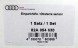 Audi OE 82A054630 8W0054635A Комплектація датчиків PDC передня Audi A1 82A 82A054630