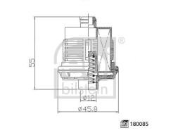 180085 FEBI BILSTEIN Фільтр АКПП