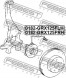 Febest 0182-GRX125FLH Півось переднє ліве 0182-grx125flh febest lexus