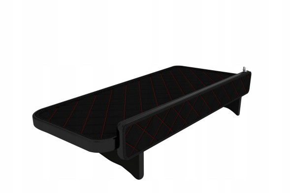F-CORE FT53 BLACK/RED Полиця TIR SCANIA R S NEXTGEN 17- Права З висувним ящиком Світлодіодна панель 24В еко-шкіра